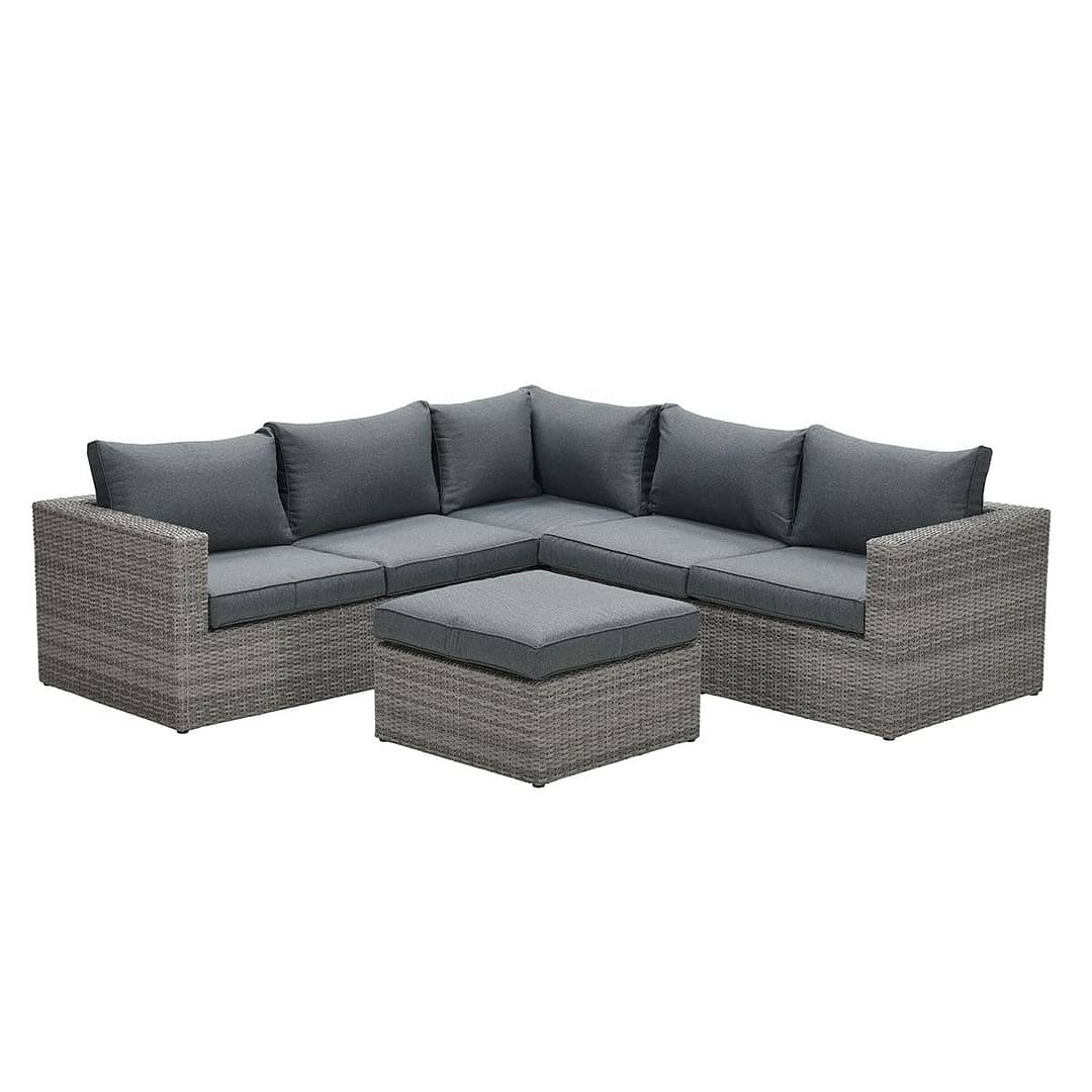 Garden Impressions Orangebird lounge set 4-delig - organic grey/reflex black