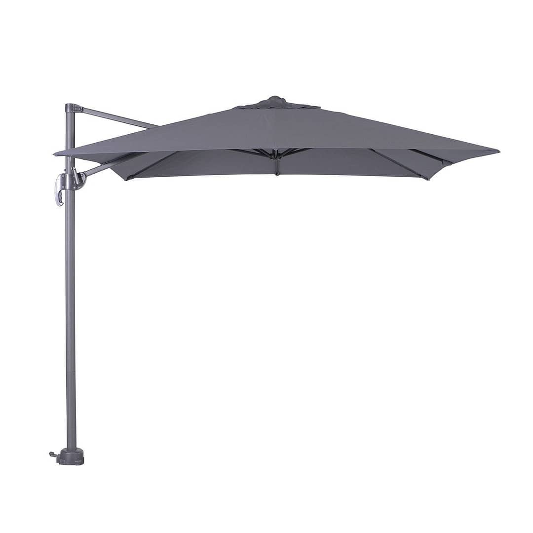 Garden Impressions Hawaii parasol S 250x250 - carbon black/donker grijs