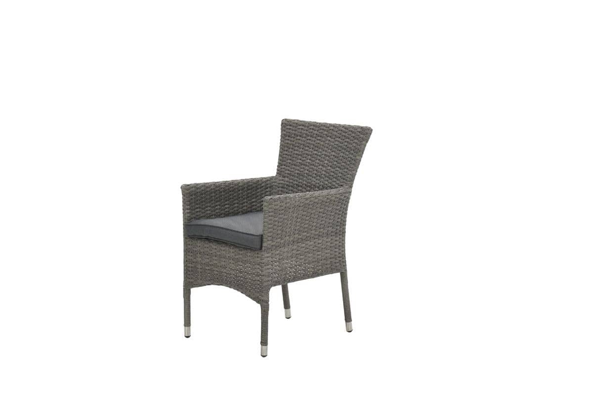 Garden Impressions Nicosia stapelbare fauteuil - organic grey / antraciet