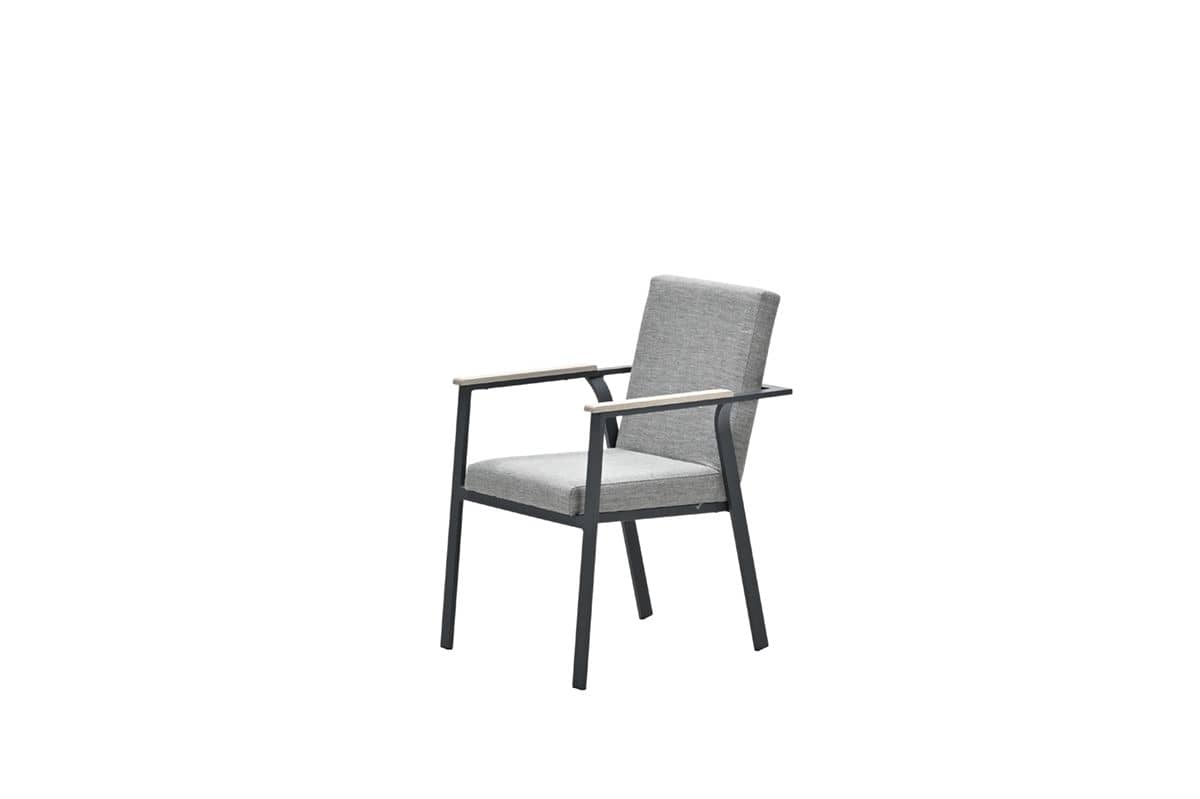 Garden Impressions Catania dining fauteuil -  carbon black - sand