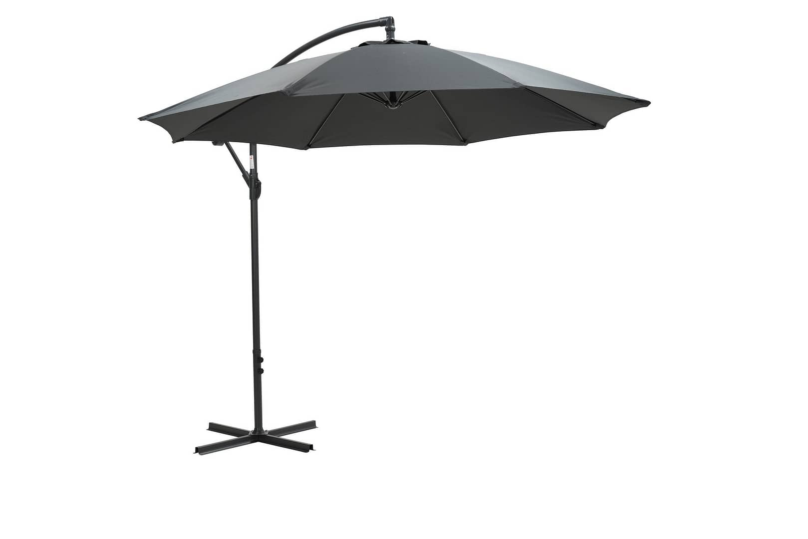 Garden Impressions Athene parasol Ø300 - carbon black/ donker grijs