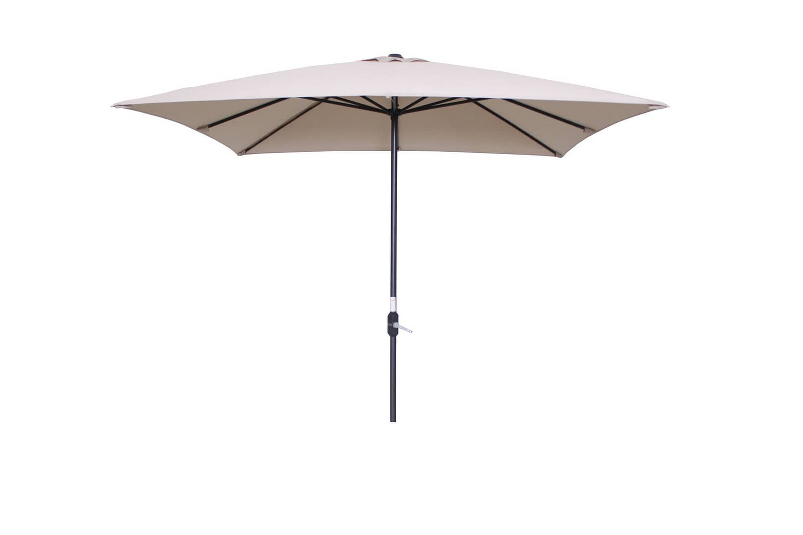 Garden Impressions Lotus parasol 250x250 - carbon black/ ecru