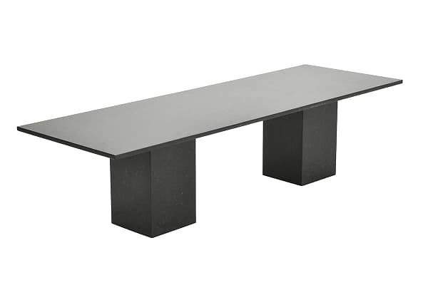 Studio 20 Viking tafel 240x100x3cm - diamond black satinado