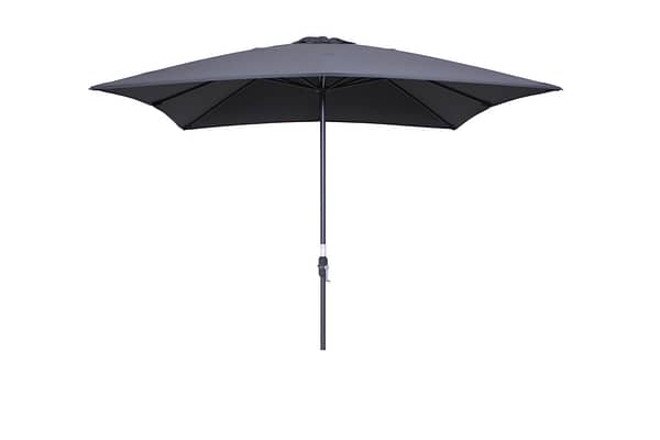 Garden Impressions Lotus parasol 250x250 - carbon black/ donker grijs