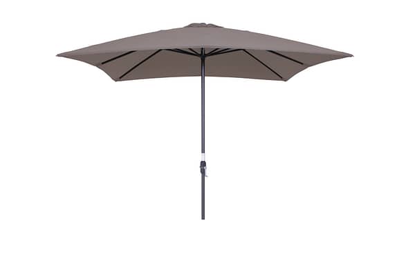 Garden Impressions Lotus parasol 250x250 - carbon black/ taupe