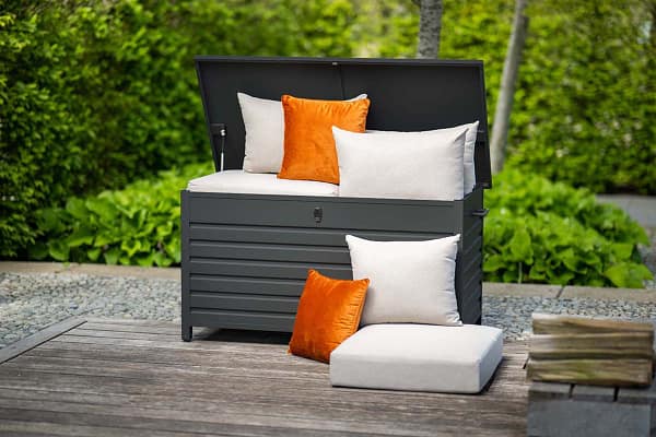 Garden Impressions Cambridge kussenbox - 155x97 cm - carbon black