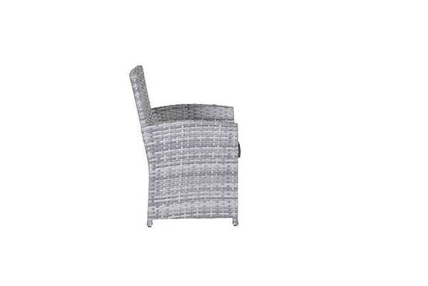 Garden Impressions Seagull dining fauteuil - cloudy grey - reflex black