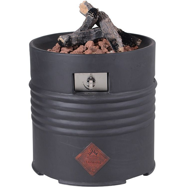 Garden Impressions Cozy Living sfeerhaard Barrel - zwart/ Ø60xH62/ DE