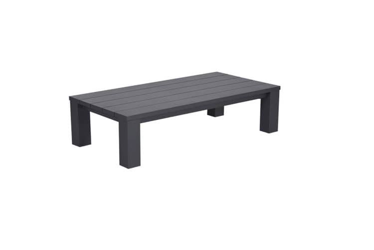 Garden Impressions Cube lounge tafel 140x70xH40 - carbon black