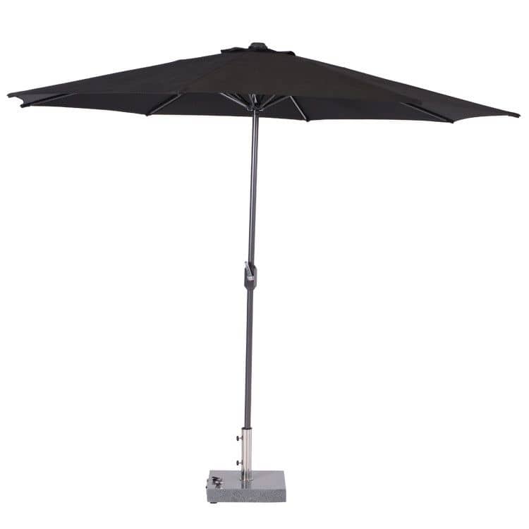 Garden Impressions Lotus parasol Ø300 - carbon black/ zwart