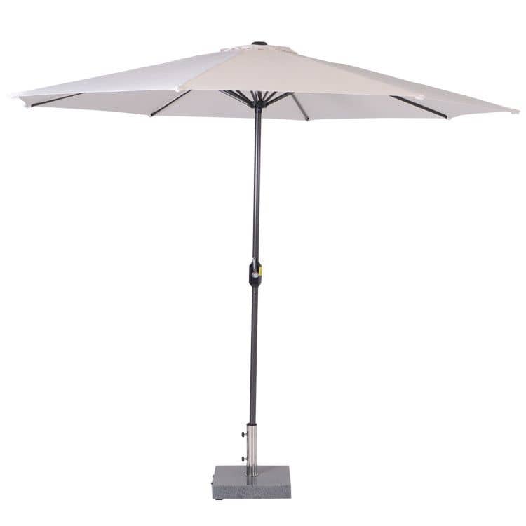 Garden Impressions Lotus parasol Ø300 - carbon black/ ecru