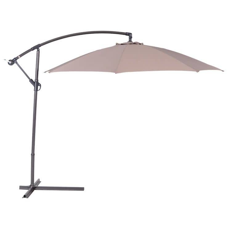 Garden Impressions Athene parasol Ø300 - carbon black/ taupe